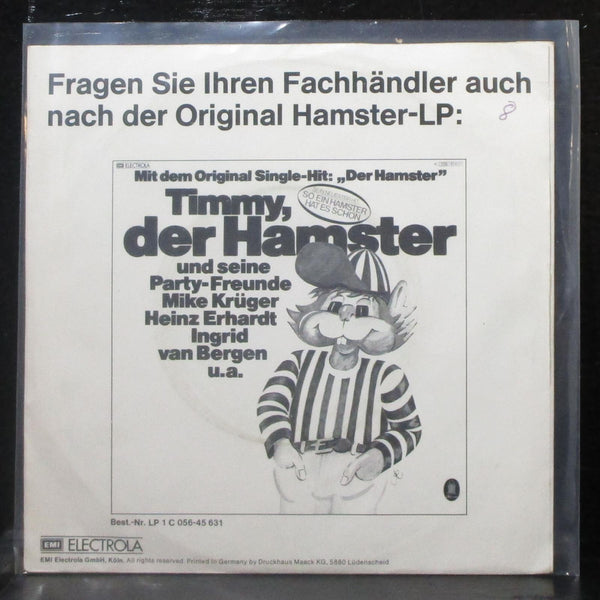 Timmy, der Hamster - So Ein Hamster Hat Es Schn 7" Mint- Vinyl 45 Odeon Germany - Shuga Records