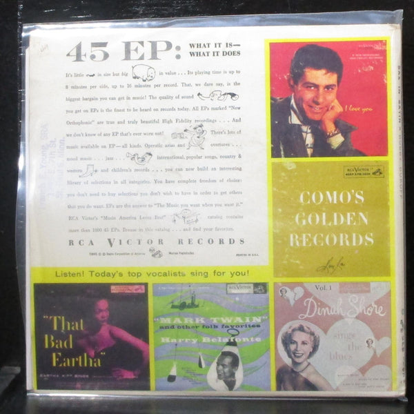 Bobby Dukoff - Sax In Satin EP 2x7" VG+ Vinyl 45 RCA EPB-1167 USA 1956 - Shuga Records