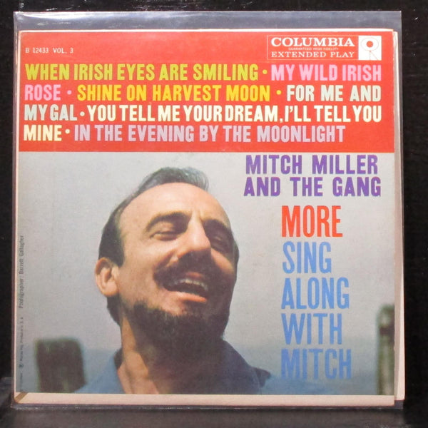 Mitch Miller - More Sing Along With Mitch Vol. 3 EP 7" VG+ Vinyl 45 Columbia - Shuga Records