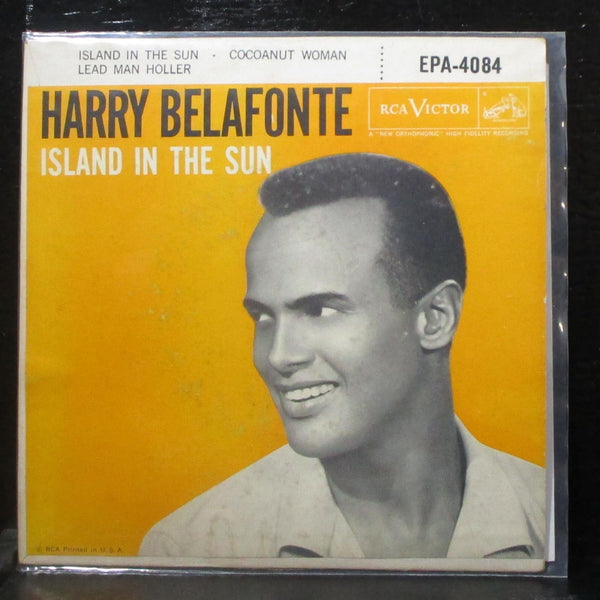 Harry Belafonte - Island In The Sun EP 7" VG+ Vinyl 45 RCA EPA 4084 USA 1957 - Shuga Records