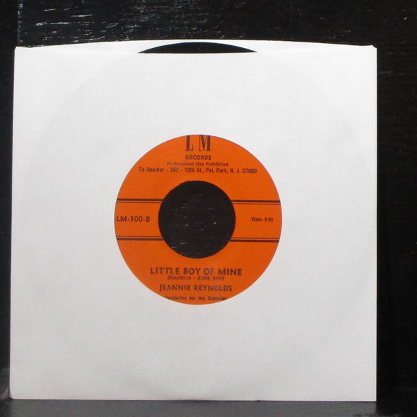 Jeannie Reynolds - Israel Is Her Name / Little Boy Of Mine 7" Mint- Vinyl 45 LM - Shuga Records