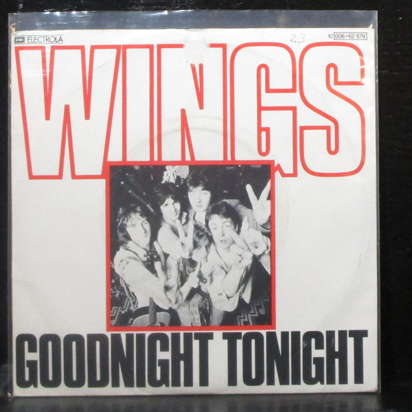 Wings - Goodnight Tonight 7" Mint- Vinyl 45 Odeon 1C 006-62 579 Germany 1979 - Shuga Records