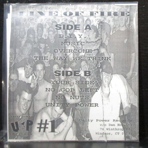 Line Of Fire - Your Side 7" Mint- Vinyl 33 Unity Power Records UP #1 USA 1996 - Shuga Records