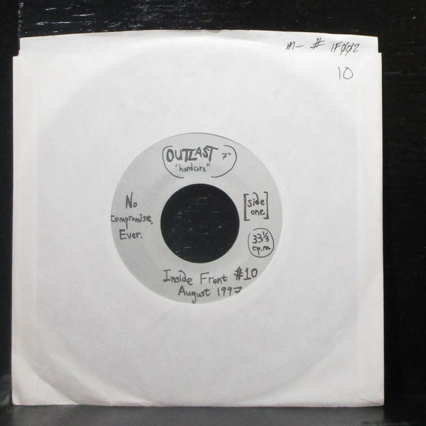 Outlast - Hardcore EP 7" Mint- Vinyl 45 Inside Front Records IF002 USA 1997 - Shuga Records