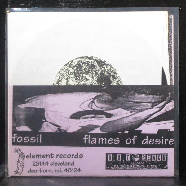 Once Again - As The Fire Went Out 7" VG+ Vinyl 45 Element ELE 001 USA 1994 - Shuga Records