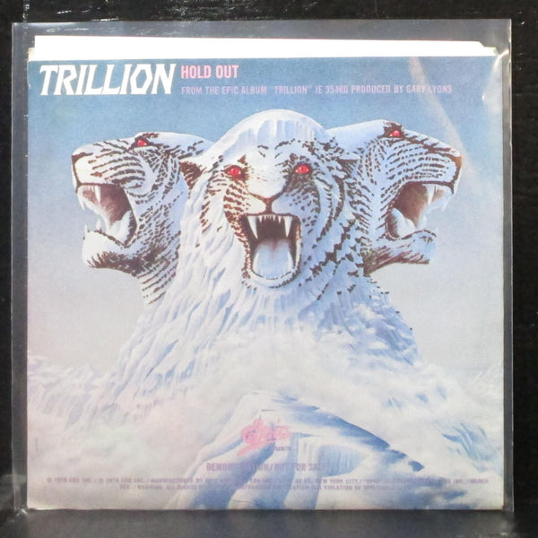 Trillion - Hold Out 7" Mint- Promo Vinyl 45 Epic 8-50670 USA 1978 - Shuga Records