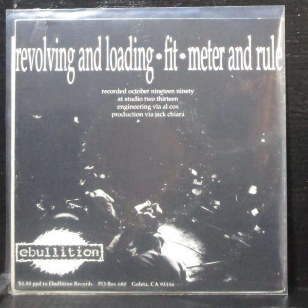 Admiral - Revolving And Loading 7" Mint- Vinyl 33 Ebullition #2 USA 1991 - Shuga Records
