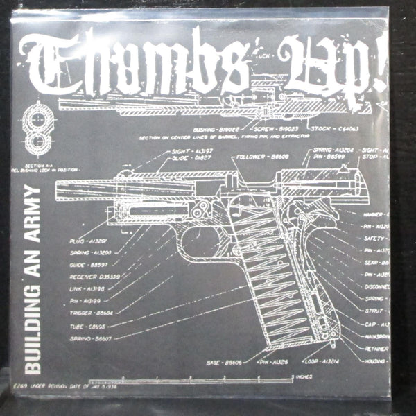Thumbs Up! - Building An Army 7" VG+ Vinyl 45 Rodent Popsicle RPR59 USA 2002 - Shuga Records