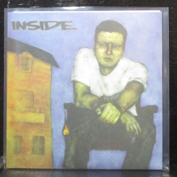 Inside - Regarding Time Lost 7" Mint- Blue Vinyl 45 Redwood RED 003-1 USA 1997 - Shuga Records