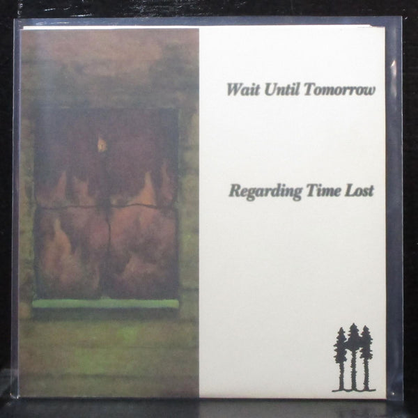 Inside - Regarding Time Lost 7" Mint- Blue Vinyl 45 Redwood RED 003-1 USA 1997 - Shuga Records