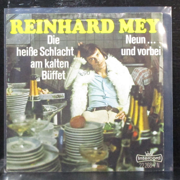 Reinhard Mey - Die Heie Schlacht Am Kalten Bffet 7" VG+ Vinyl 45 Intercord GER - Shuga Records