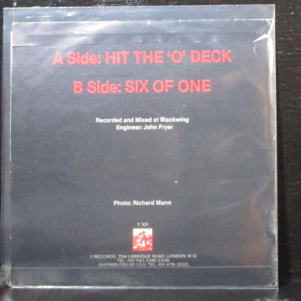 Pigbag - Hit The 'O' Deck / Six Of One 7" Mint- Vinyl 45 Y Records Y 101 UK 1983 - Shuga Records