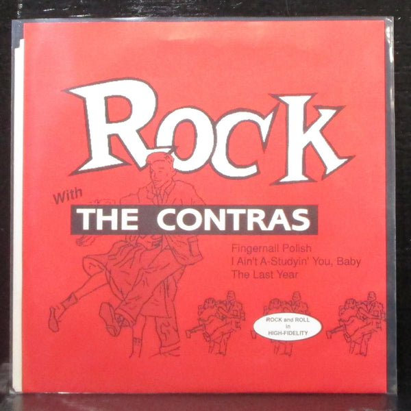 The Contras - Rock With The Contras 7" Mint- Vinyl 45 Susstones IMS-556 USA 1991 - Shuga Records