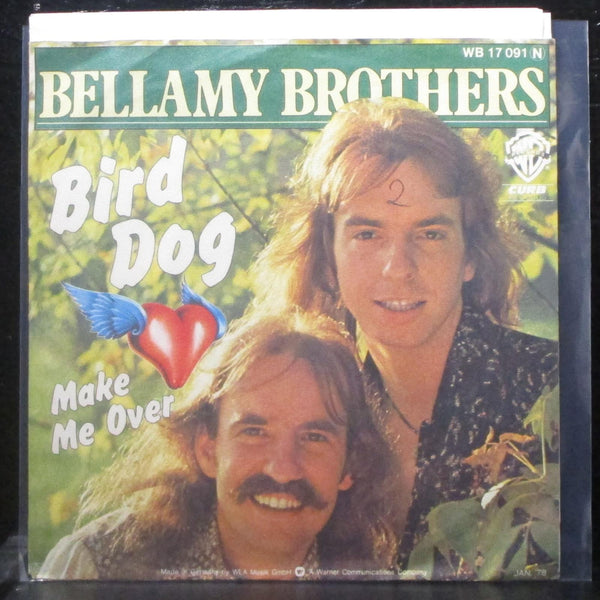 Bellamy Brothers - Bird Dog / Make Me Over 7" Mint- Vinyl 45 WB 17091 Germany - Shuga Records
