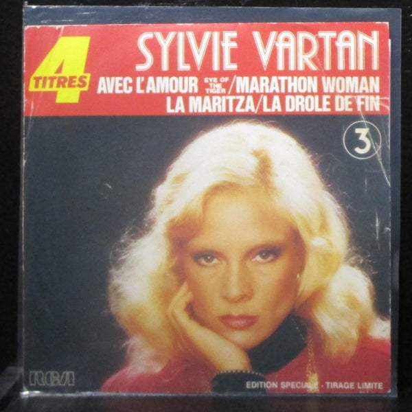 Sylvie Vartan - Avec L'Amour (Eye Of The Tiger) 7" VG+ Vinyl 45 RCA France 1983 - Shuga Records