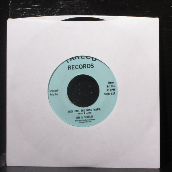 Jim & Shirley - I Honestly Love You 7" VG+ Vinyl 45 Tareco 1003 USA 1976 private - Shuga Records