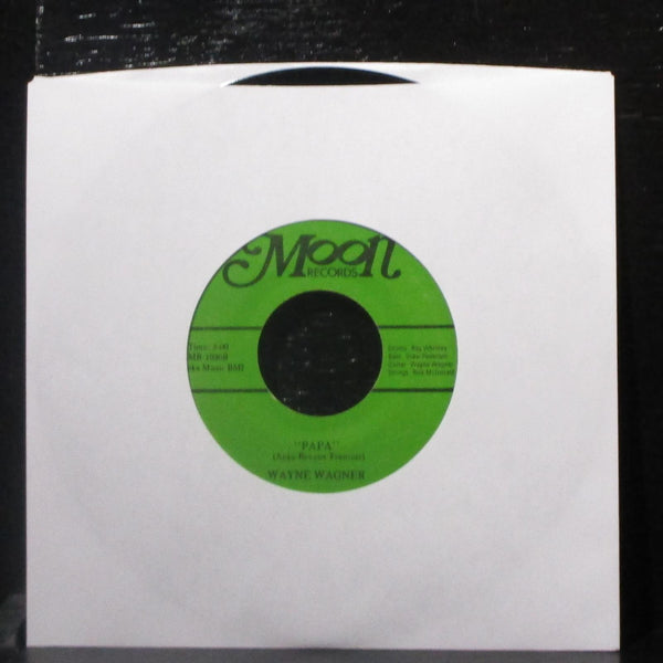 Wayne Wagner - My Way / Papa 7" VG Vinyl 45 Moon MR-1036 USA private - Shuga Records