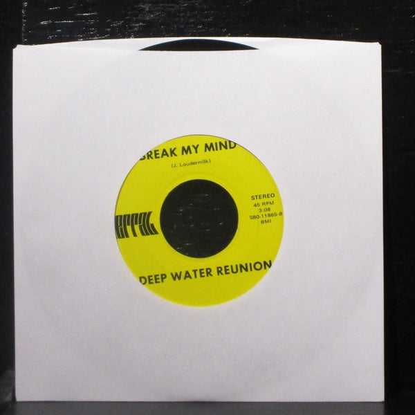 Deep Water Reunion - It's All Over Now Baby Blue 7" VG+ Vinyl 45 Jerral private - Shuga Records