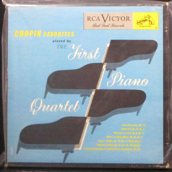 The First Piano Quartet - Chopin Favorites 3x7" VG+ Vinyl 45 RCA WMO 1227 red - Shuga Records