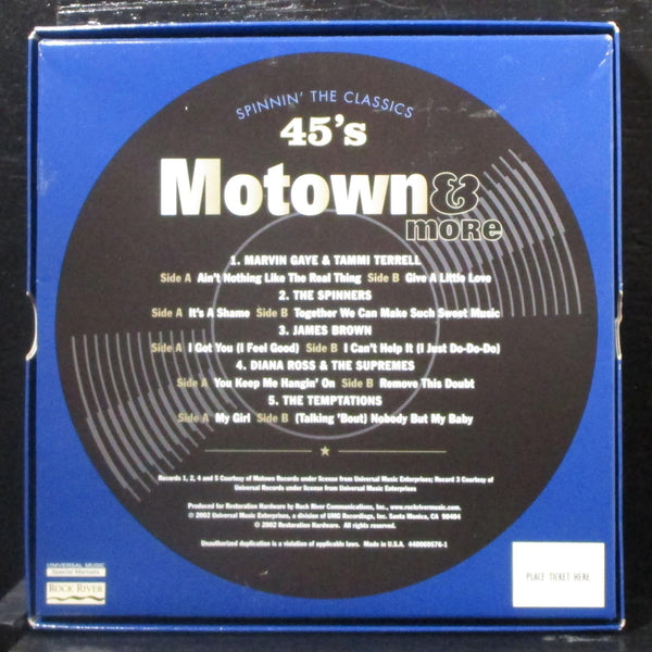 Various Artists - Motown & More 5x7" Mint- Vinyl 45 Rock River RH-9172 box set - Shuga Records