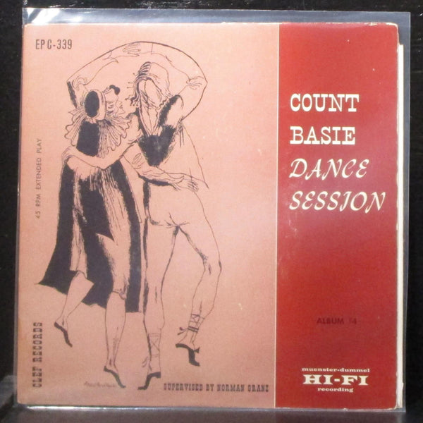 Count Basie - Dance Session Album #4 7" VG+ Vinyl 45 Clef EP-C-339 USA 1954 - Shuga Records