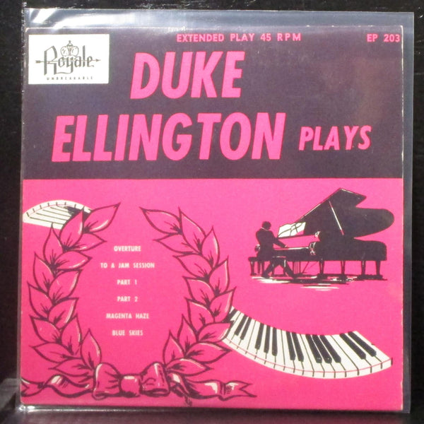 Duke Ellington Plays EP 7" VG Vinyl 45 Royale EP203 USA 1953 - Shuga Records