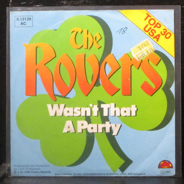 The Rovers - Wasn't That A Party / Movie Cowboy 7" Mint- Vinyl 45 Attic Germany - Shuga Records