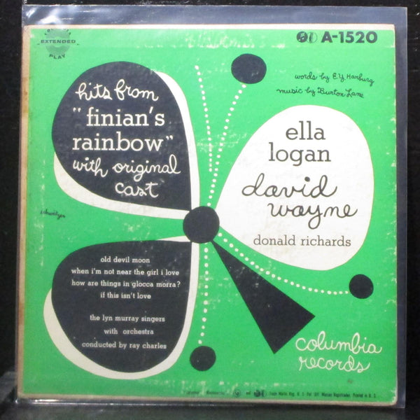Hits From "Finian's Rainbow" With Original Cast 7" VG Vinyl 45 Columbia A 1520 - Shuga Records