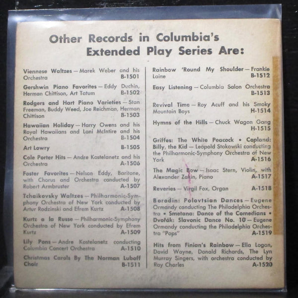 Hits From "Finian's Rainbow" With Original Cast 7" VG Vinyl 45 Columbia A 1520 - Shuga Records