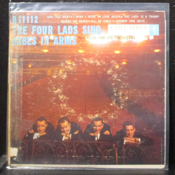 The Four Lads Sing Babes In Arms EP 7" VG Vinyl 45 Columbia B-11112 USA 1958 - Shuga Records