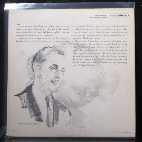 Gordon Jenkins - Night Dreams Part 2 EP 7" VG Vinyl 45 Capitol EAP 2-781 USA - Shuga Records