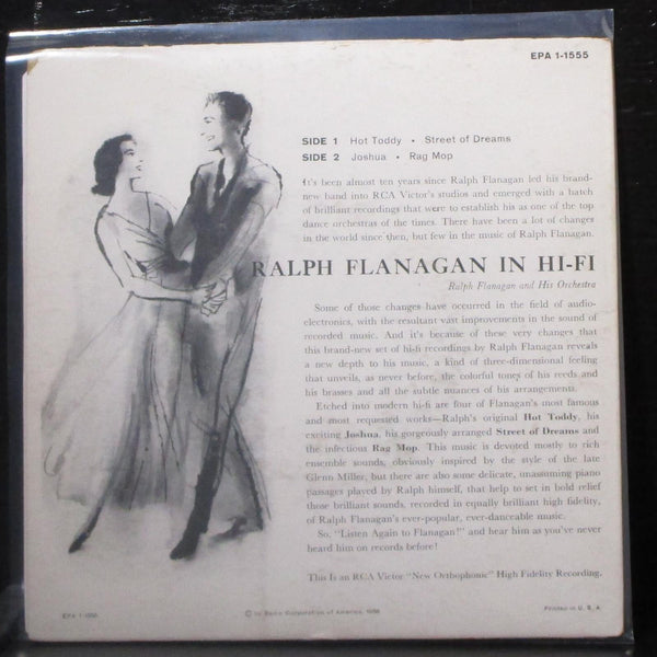 Ralph Flanagan In Hi-Fi EP 7" VG+ Vinyl 45 RCA EPA 1-1555 USA - Shuga Records
