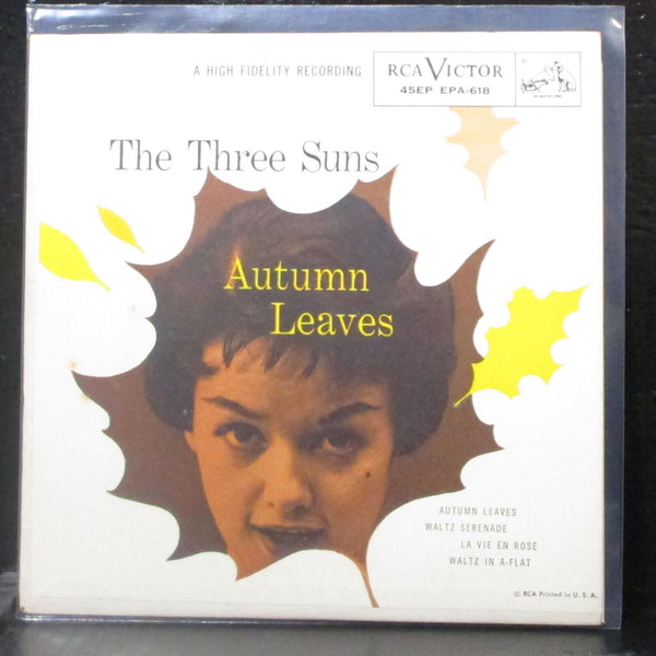 The Three Suns - Autumn Leaves EP 7" VG+ Vinyl 45 RCA Victor EPA 618 USA 1955 - Shuga Records