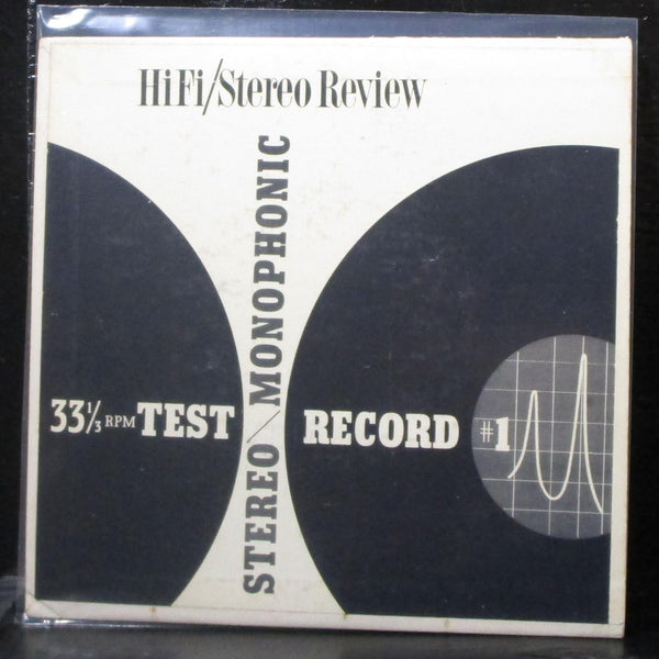 No Artist - Stereo-Monophonic Test Record #1 7" VG+ Vinyl 33 HiFi/Stereo Review - Shuga Records