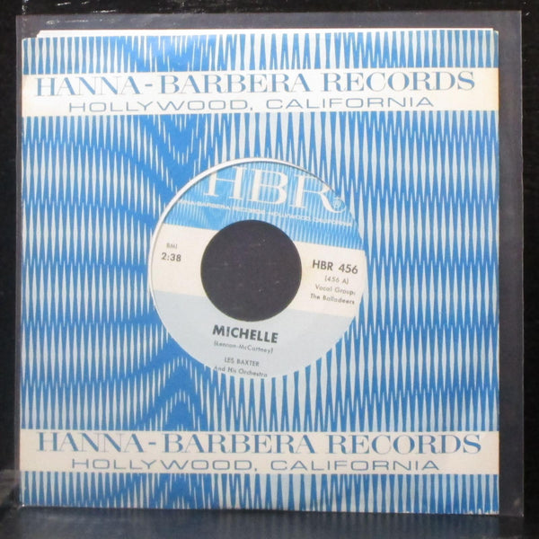 Les Baxter - Michelle / Little Girl Lonely 7" Mint- Vinyl 45 HBR 456 USA 1965 - Shuga Records