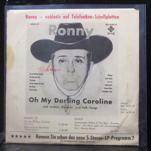 Ronny - Kleine Annabell / Kenn Ein Land 7" VG+ Vinyl 45 Telefunken Germany 1964 - Shuga Records