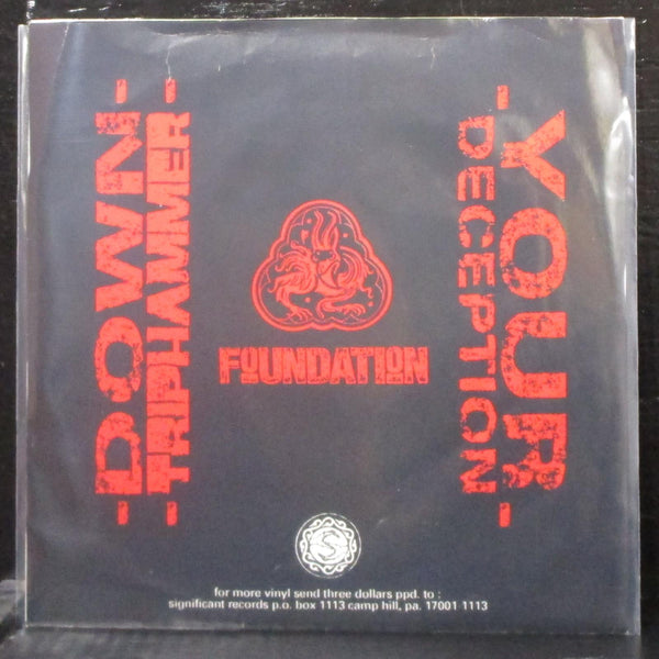 Foundation - Triphammer 7" Mint- Red Vinyl 45 Significant SIG 06 USA 1992 - Shuga Records