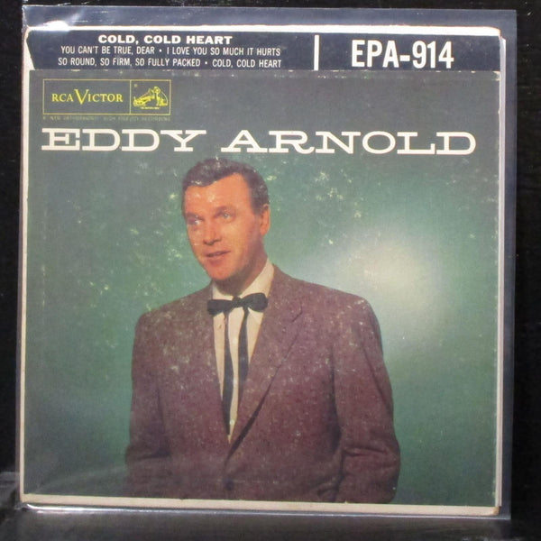 Eddy Arnold - Cold, Cold Heart 7" VG+ Vinyl 45 RCA Victor EPA 914 USA 1956 - Shuga Records