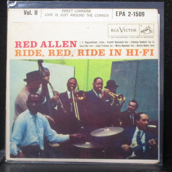 Henry "Red" Allen's All Stars - Ride, Red, Ride in Hi-Fi Vol. 2 7" VG+ Vinyl 45 - Shuga Records