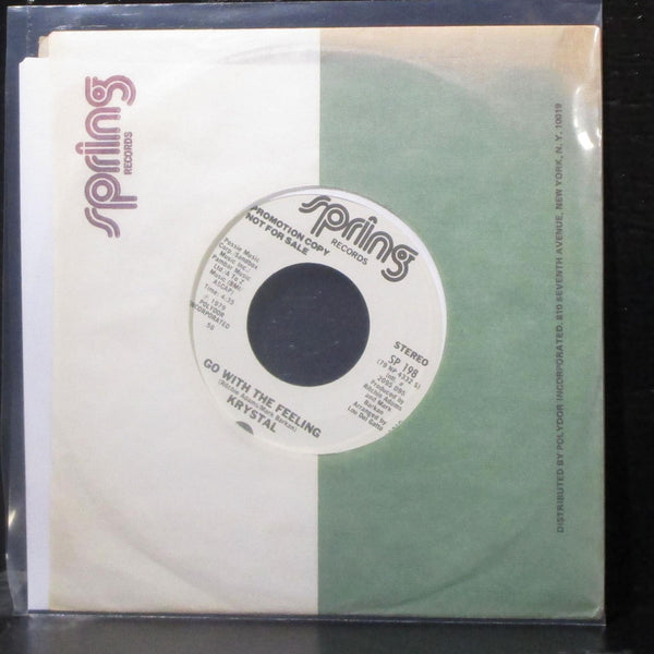 Krystal - Go With The Feeling 7" Mint- Promo Vinyl 45 Spring SP 198 USA 1979 - Shuga Records