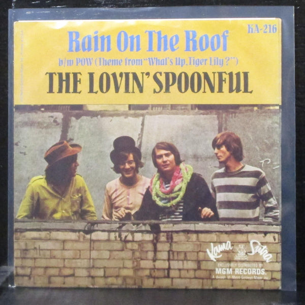 The Lovin' Spoonful - Rain On The Roof 7" VG+ Vinyl 45 Kama Sutra KA 216 USA - Shuga Records