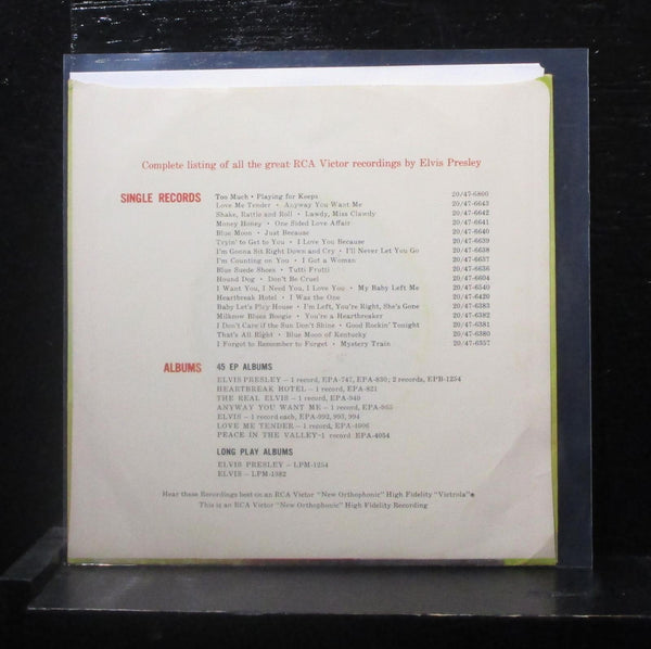 Elvis Presley - All Shook Up / That's When Your Heartaches Begin 7" VG+ 47-6870 - Shuga Records