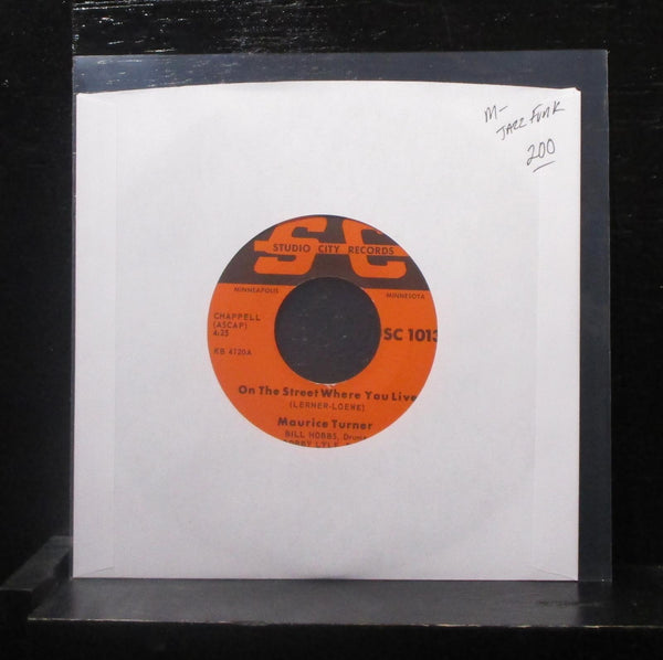 Maurice Turner - On The Street Where You Live / The Bass 7" Mint- MN Jazz-Funk - Shuga Records