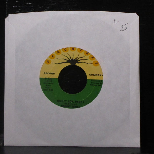 Johnny Jones - Mighty Low, Part I & II 7" Mint- Vinyl 45 Peachtree P-126 USA - Shuga Records