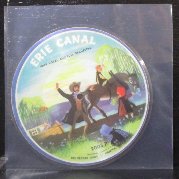 Unknown Artist - Erie Canal / Workin' On The Railroad 7" VG+ Vinyl 78 2003 P - Shuga Records