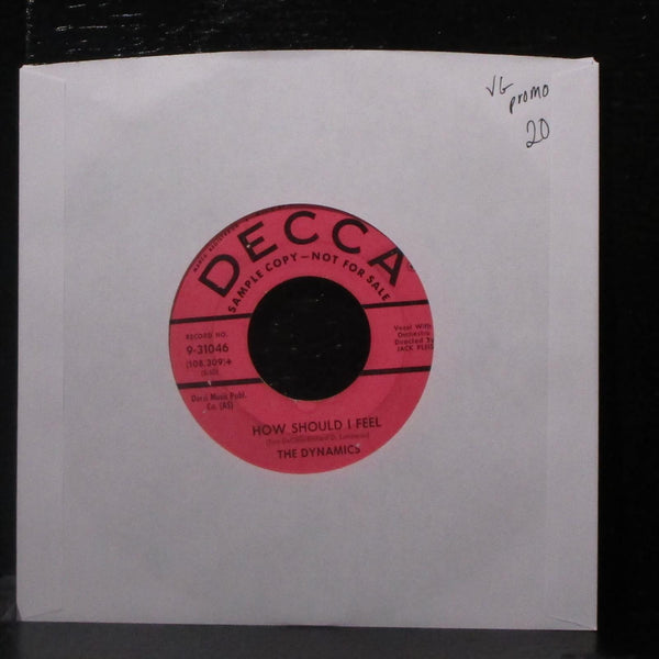 The Dynamics - Seems Like Only Yesterday 7" VG Promo Vinyl 45 Decca 9-31046 USA - Shuga Records