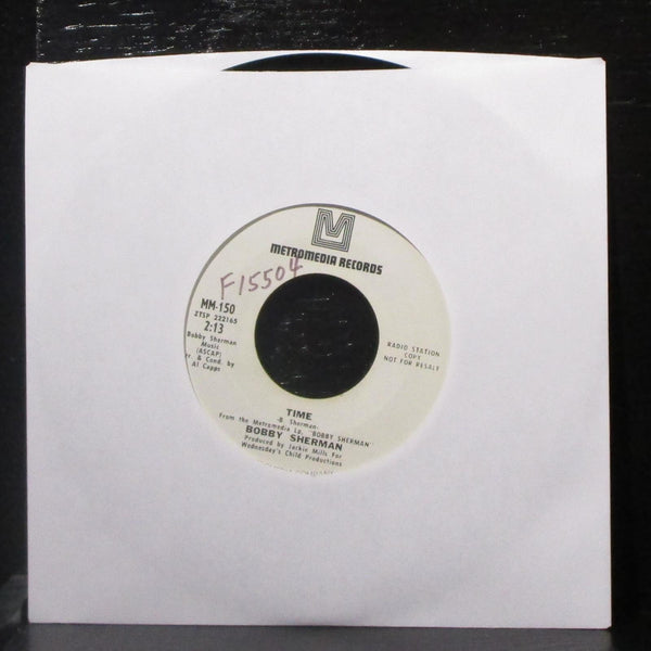 Bobby Sherman - La La La / Time 7" VG+ Promo Vinyl 45 Metromedia MM-150 USA - Shuga Records