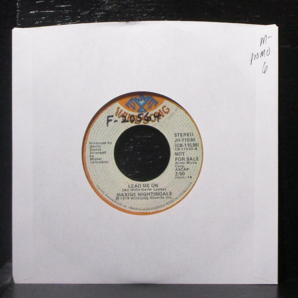 Maxine Nightingale - Lead Me On 7" Mint- Promo Vinyl 45 Windsong JH-11530 USA - Shuga Records