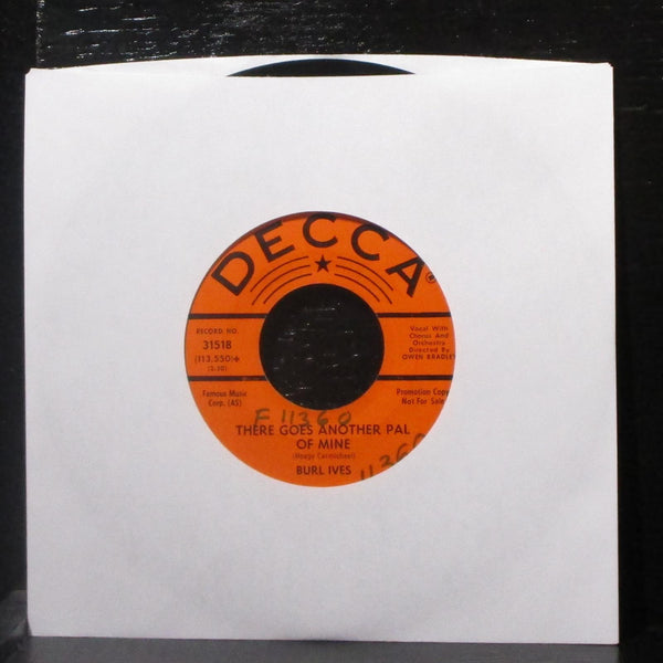 Burl Ives - This Is All I Ask 7" VG+ Promo Vinyl 45 Decca 31518 USA 1965 - Shuga Records