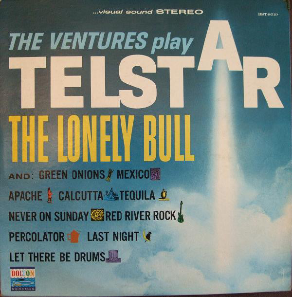 The Ventures ‎– Play Telstar - The Lonely Bull And Others - VG 1962 Stereo (Original Press) USA - Surf Rock